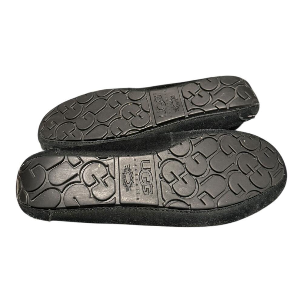 UGG 1005475 Lizzy Moccasin Slippers Black Women's Size 8 Tassels Slip On - Picture 9 of 9